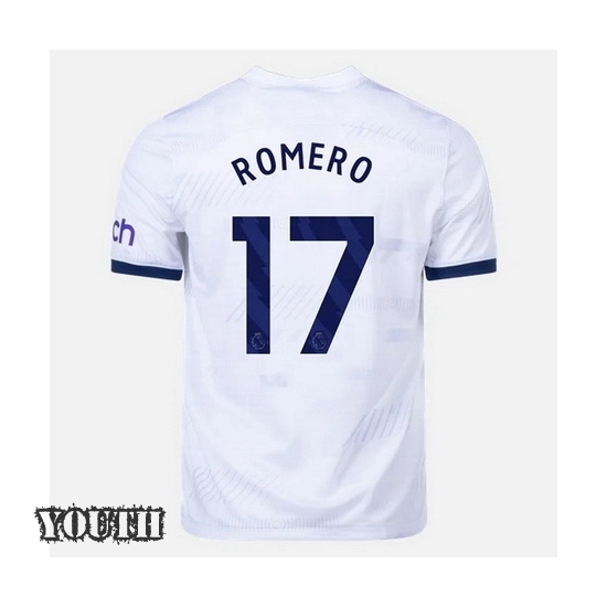 2023/2024 Youth Cristian Romero Home #17 Soccer Jersey
