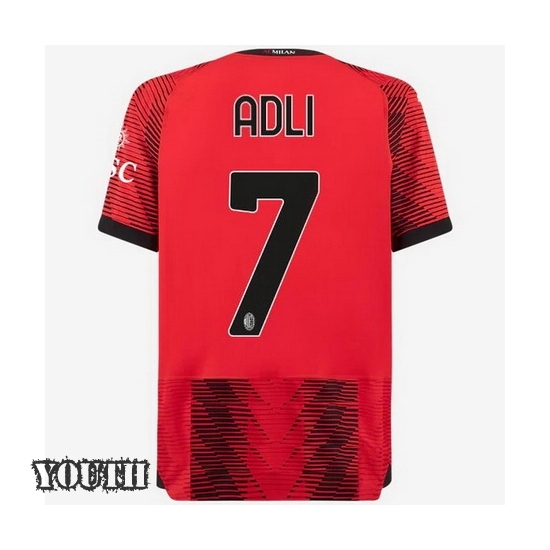 2023/2024 Youth Yacine Adli Home #7 Soccer Jersey