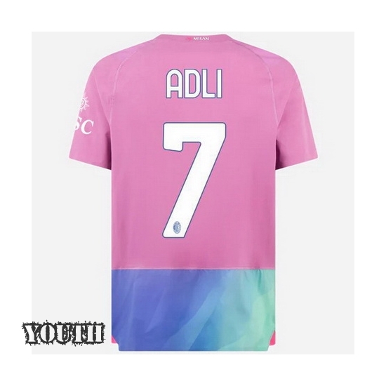 2023/2024 Youth Yacine Adli Third #7 Soccer Jersey