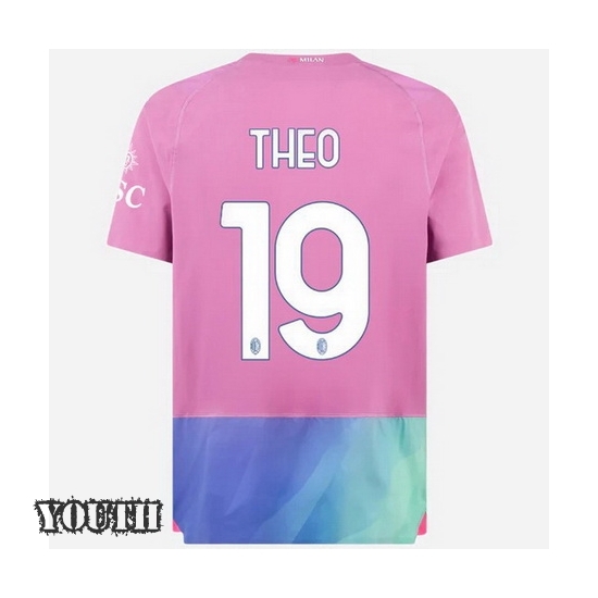 2023/2024 Youth Theo Hernandez Third #19 Soccer Jersey