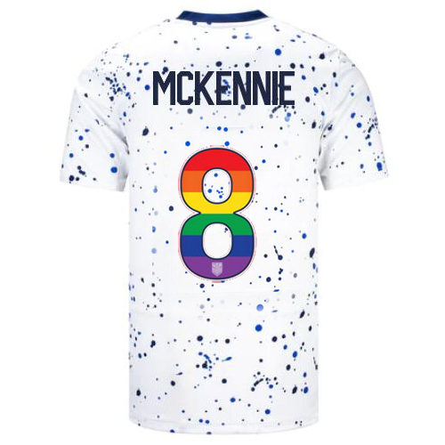 USA Weston McKennie 2023/24 Home Men's Jersey Rainbow Number