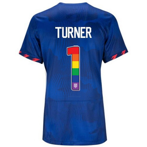 USA Matt Turner 2023/24 Away Women's Jersey Rainbow Number