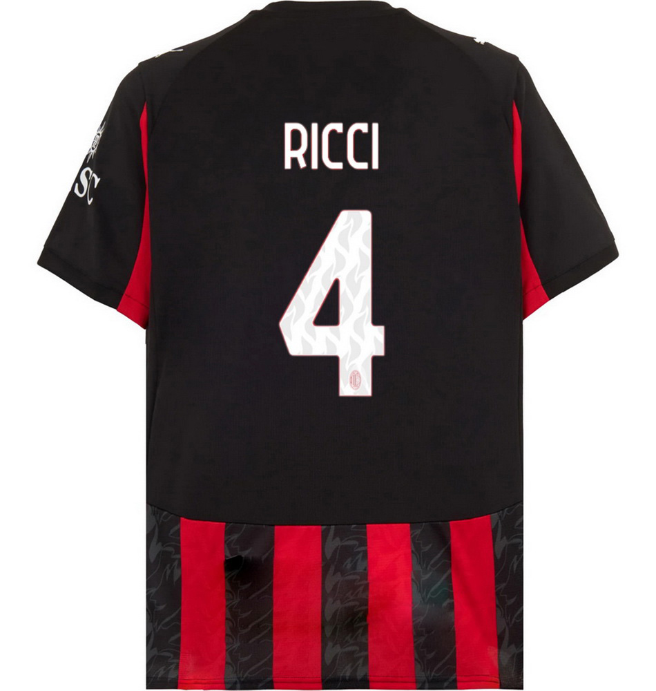 2025/26 Samuele Ricci #4 Home Men's Soccer Jersey