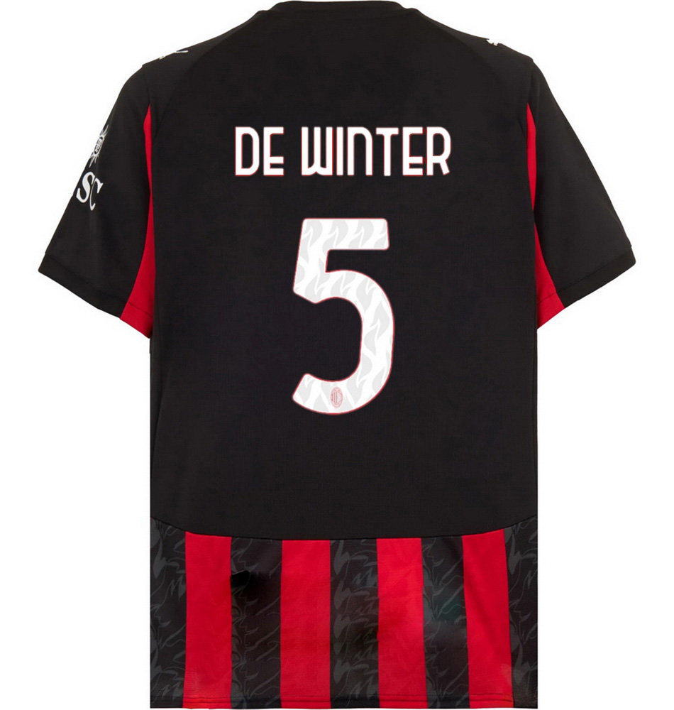2025/26 Koni De Winter #5 Home Men's Soccer Jersey