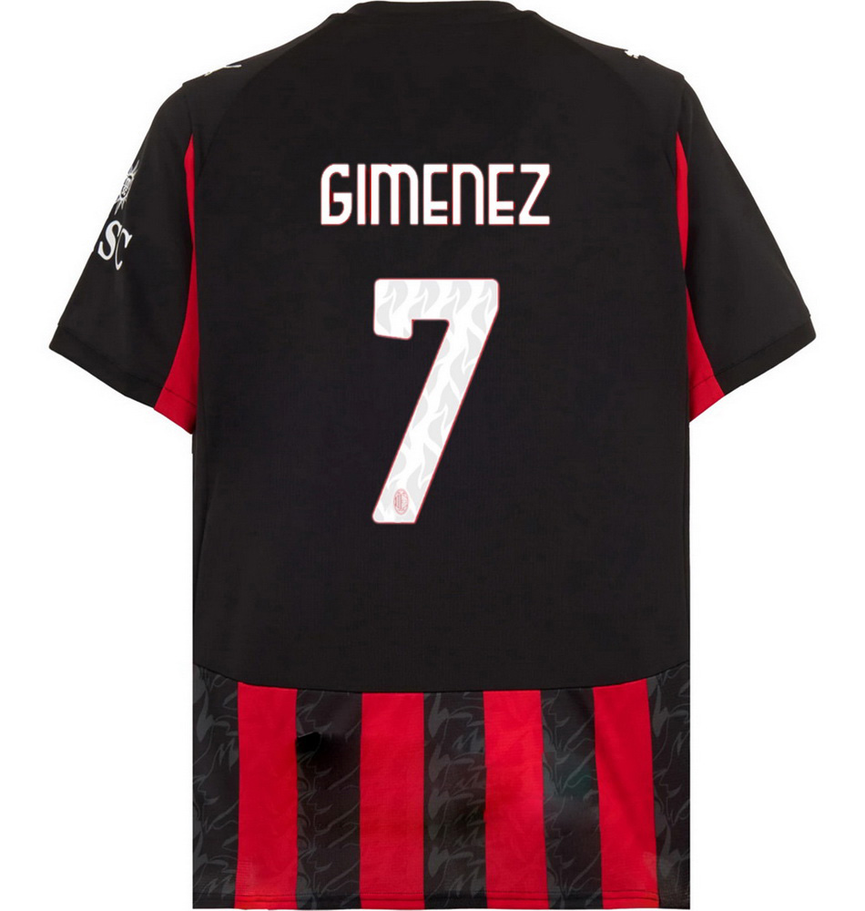 2025/26 Santiago Gimenez #7 Home Men's Soccer Jersey