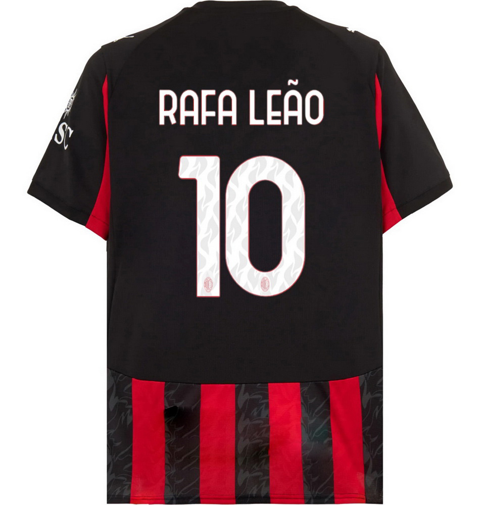 2025/26 Rafael Leao #10 Home Men's Soccer Jersey