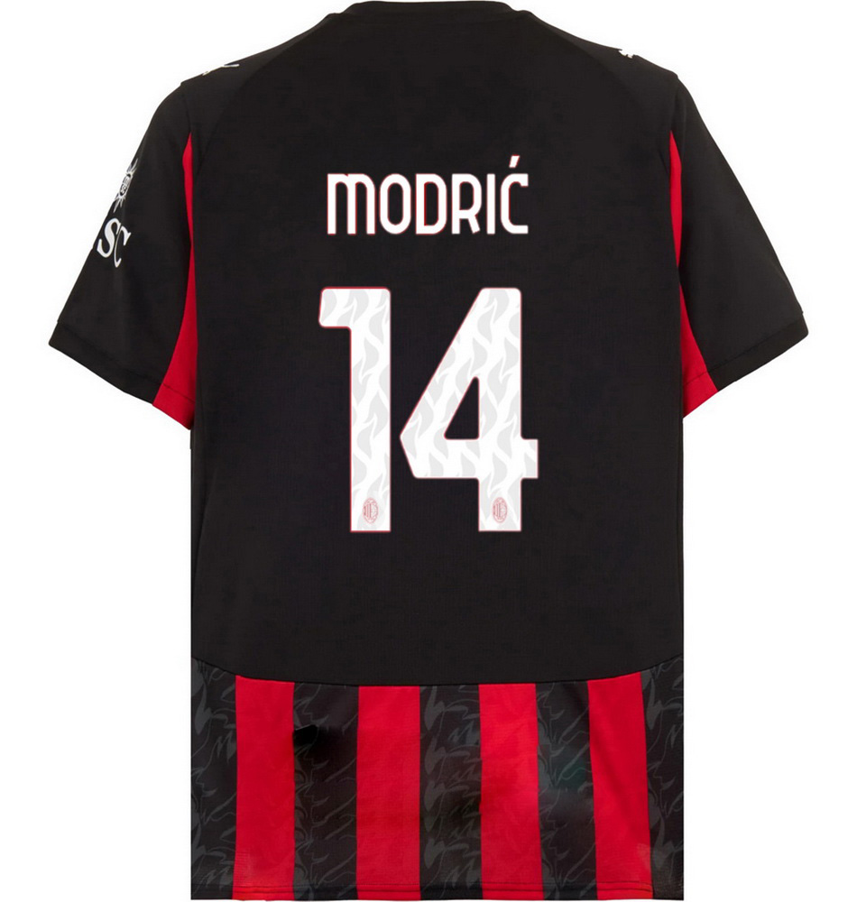 2025/26 Luka Modric #14 Home Men's Soccer Jersey
