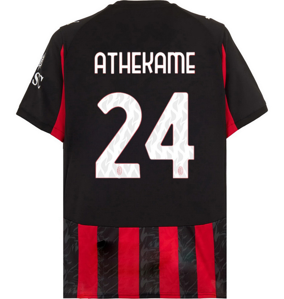 2025/26 Zachary Athekame #24 Home Men's Soccer Jersey