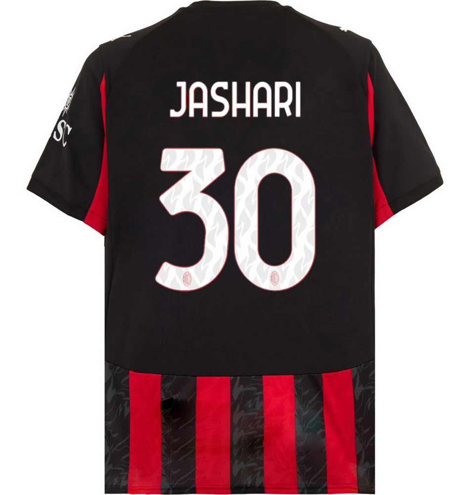 2025/26 Ardon Jashari #30 Home Men's Soccer Jersey