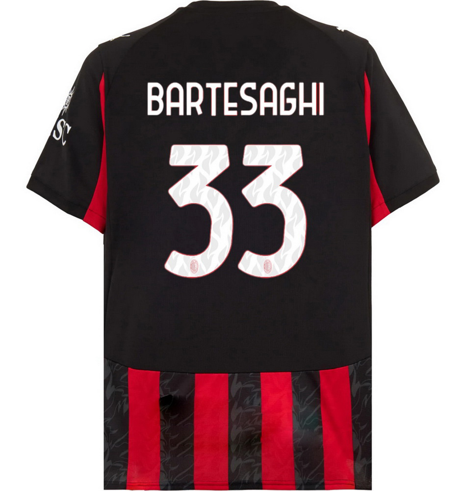 2025/26 Davide Bartesaghi #33 Home Men's Soccer Jersey