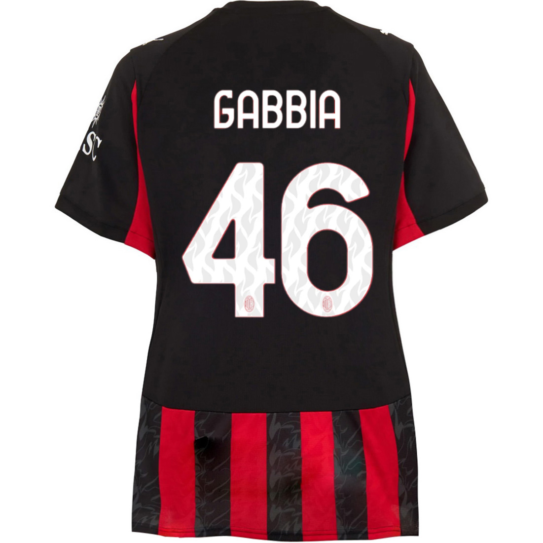 2025/26 Matteo Gabbia #46 Home Women's Soccer Jersey