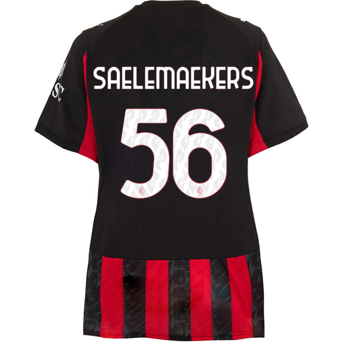 2025/26 Alexis Saelemaekers #56 Home Women's Soccer Jersey