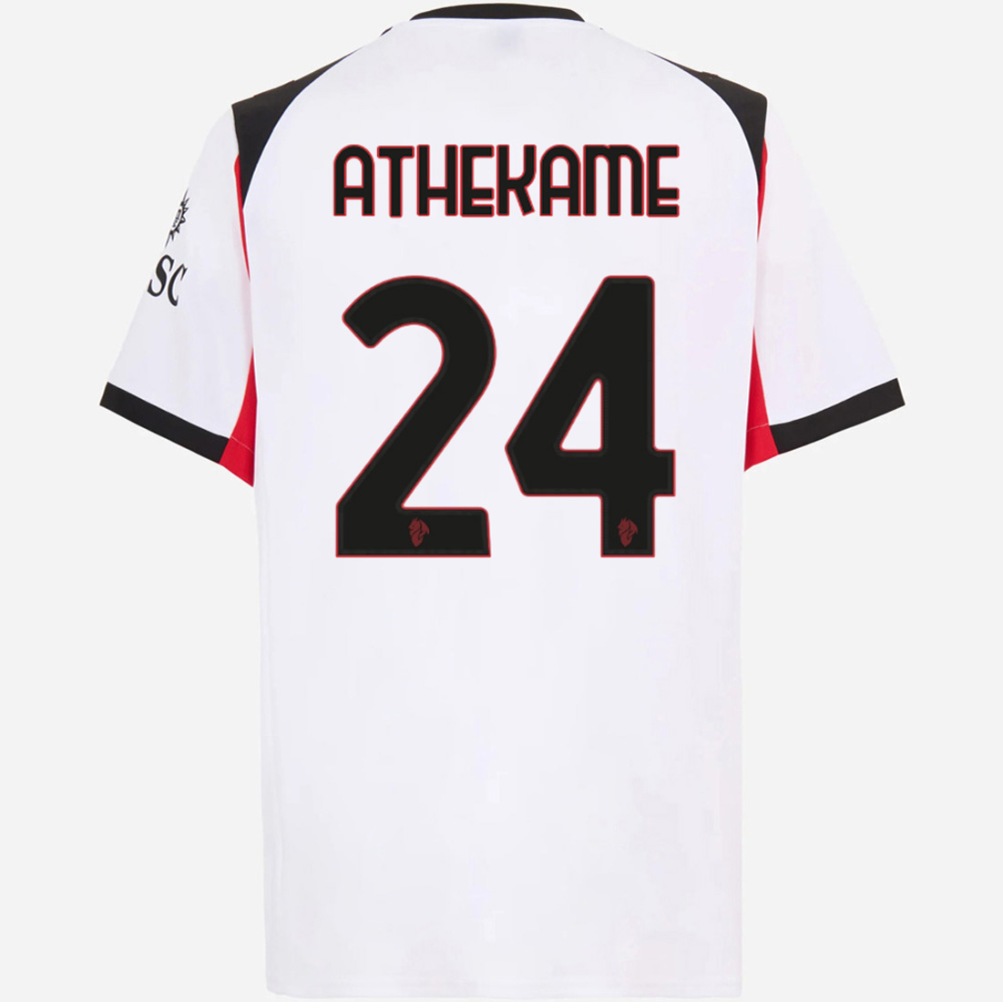 2025/26 Zachary Athekame #24 Away Men's Soccer Jersey