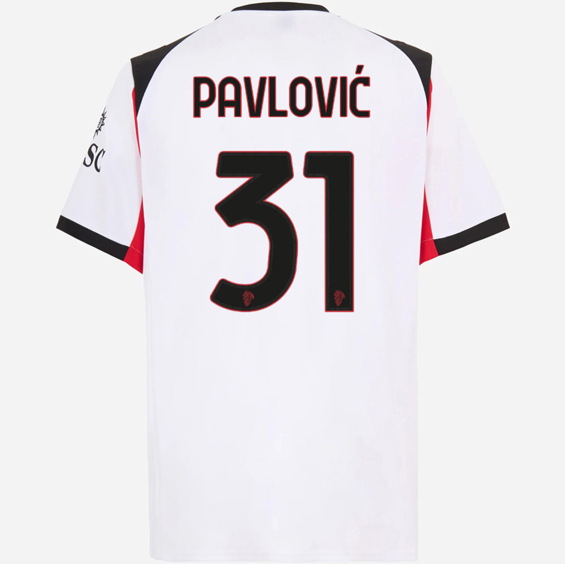 2025/26 Strahinja Pavlovic #31 Away Men's Soccer Jersey