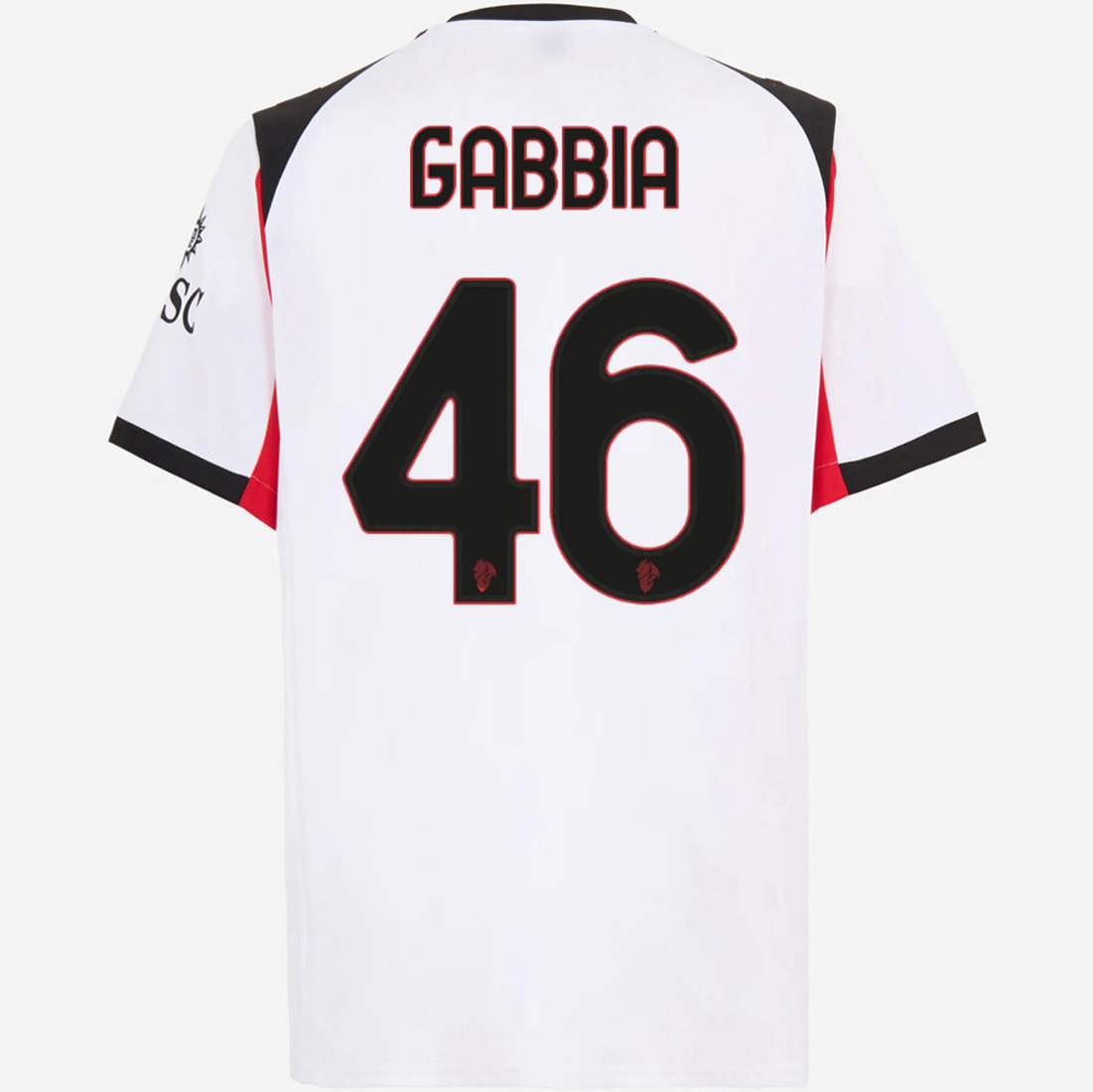 2025/26 Matteo Gabbia #46 Away Men's Soccer Jersey