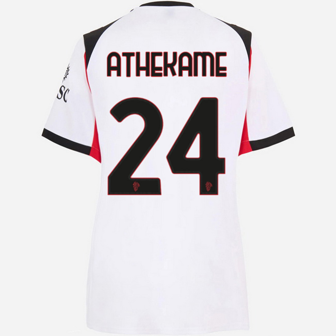2025/26 Zachary Athekame #24 Away Women's Soccer Jersey
