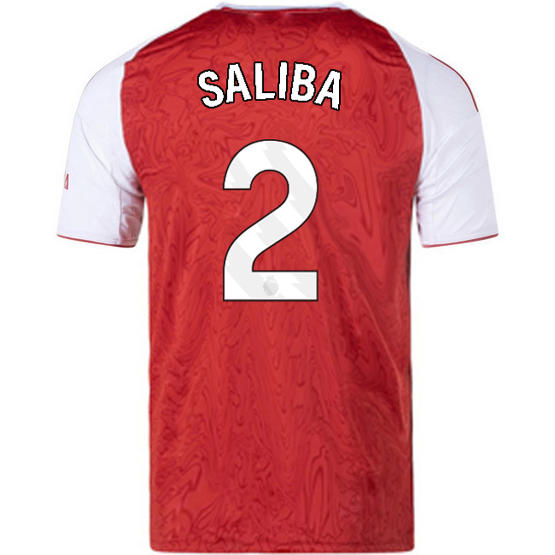 2025/26 William Saliba #2 Home Men's Soccer Jersey