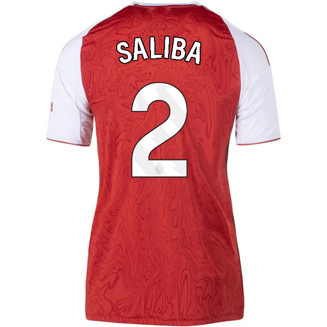 2025/26 William Saliba #2 Home Women's Soccer Jersey