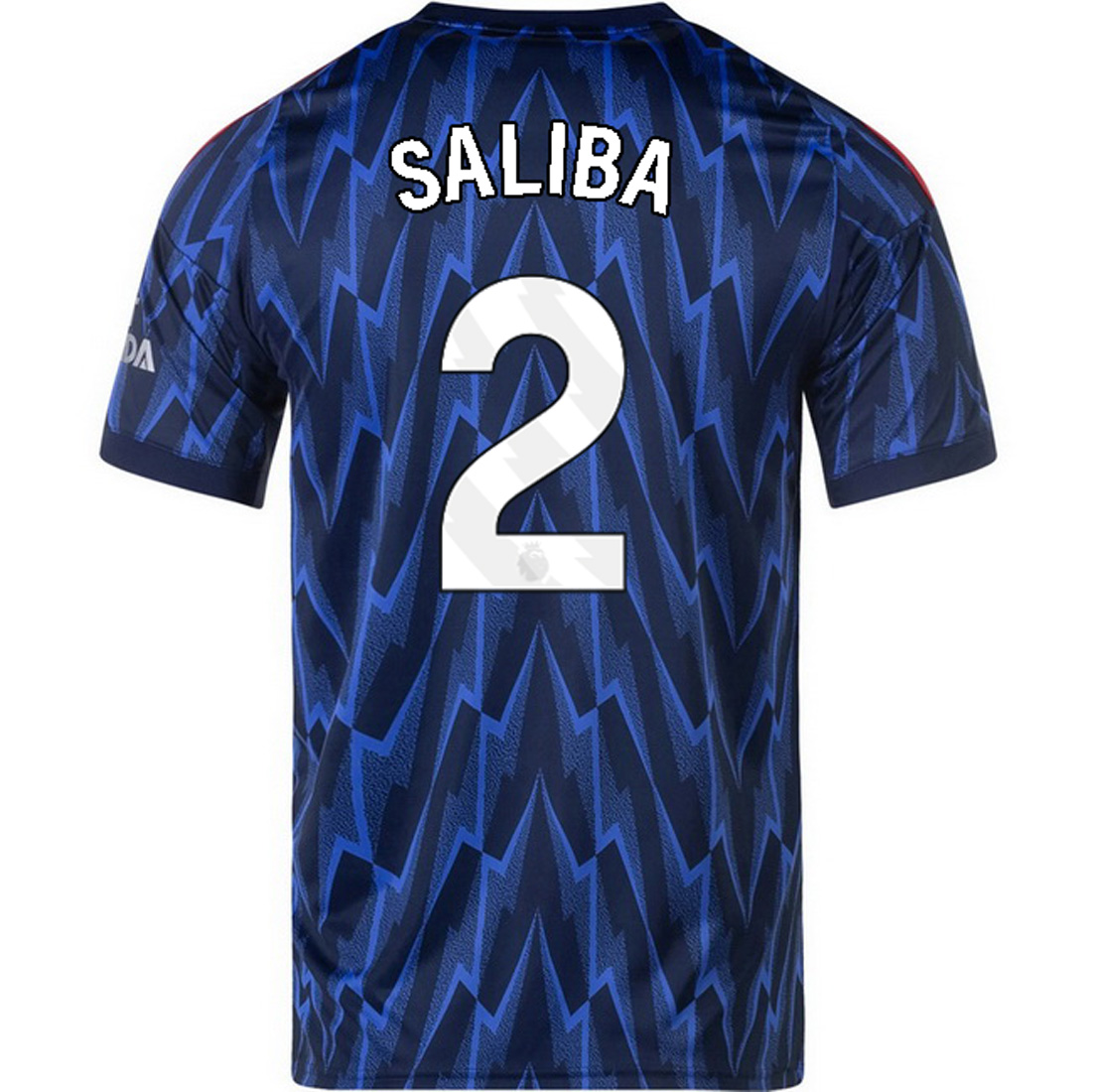 2025/26 William Saliba #2 Away Men's Soccer Jersey