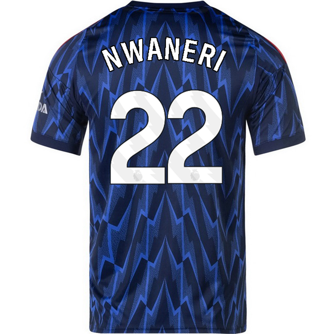 2025/26 Ethan Nwaneri #22 Away Men's Soccer Jersey