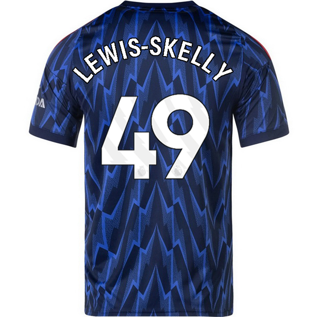 2025/26 Myles Lewis-Skelly #49 Away Men's Soccer Jersey