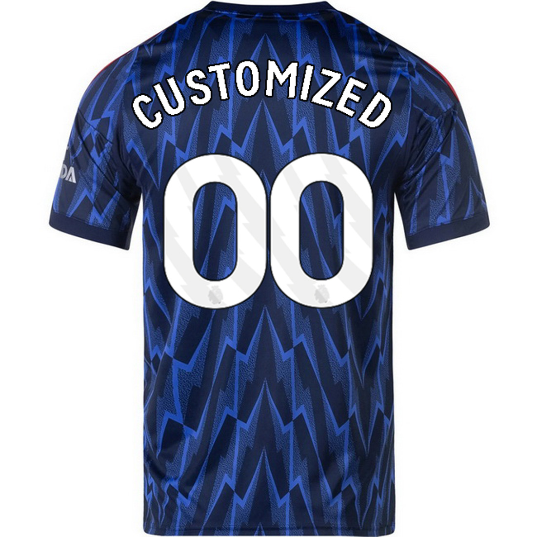 2025/26 Customized B #00 Away Men's Soccer Jersey