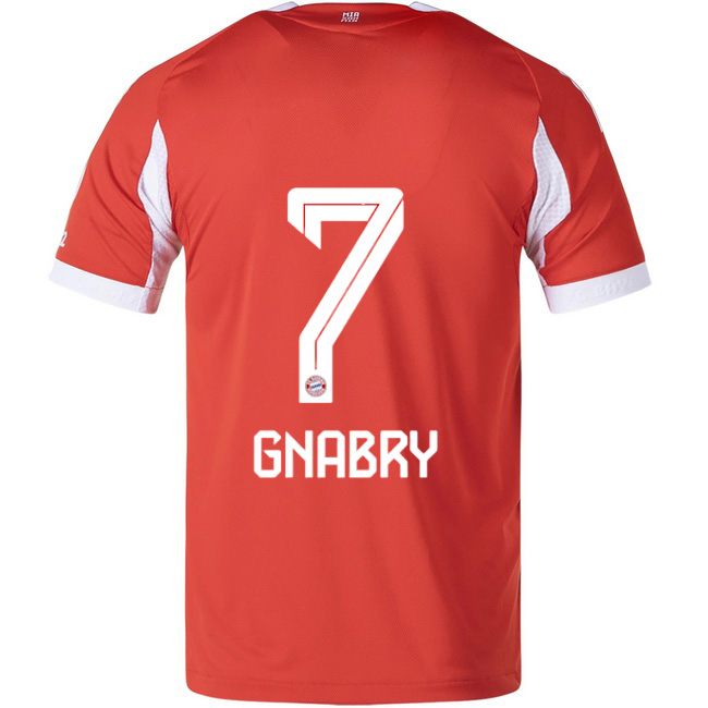 2025/26 Serge Gnabry #7 Home Men's Soccer Jersey