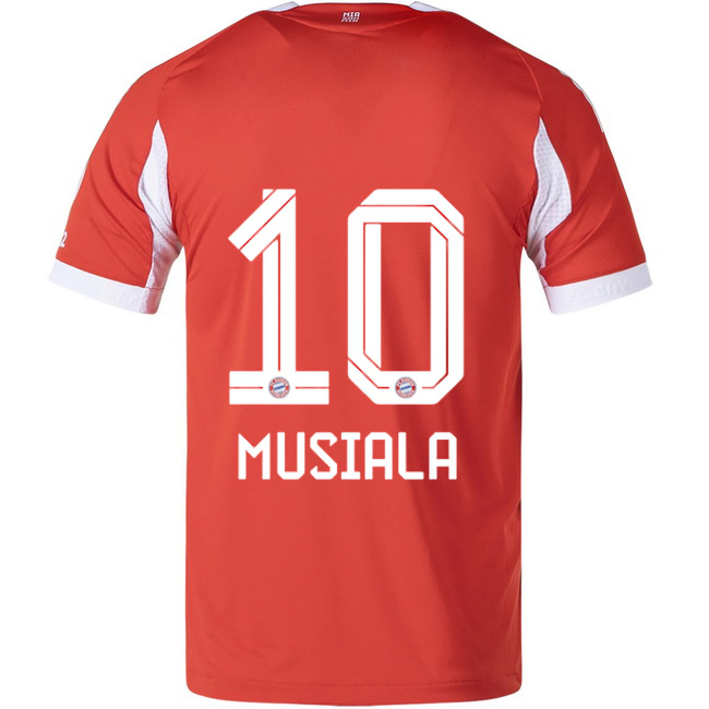 2025/26 Jamal Musiala #10 Home Men's Soccer Jersey