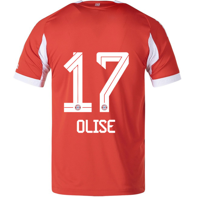 2025/26 Michael Olise #17 Home Men's Soccer Jersey