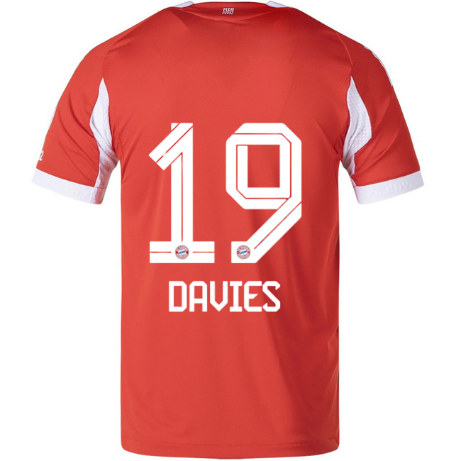 2025/26 Alphonso Davies #19 Home Men's Soccer Jersey