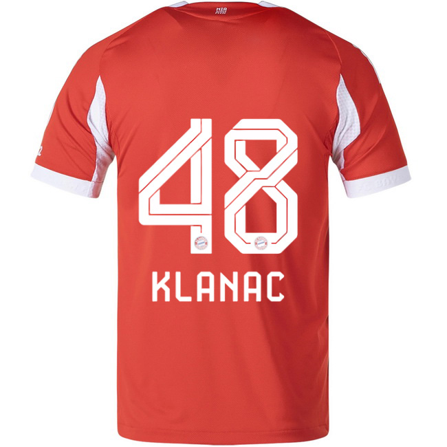 2025/26 Leon Klanac #48 Home Men's Soccer Jersey