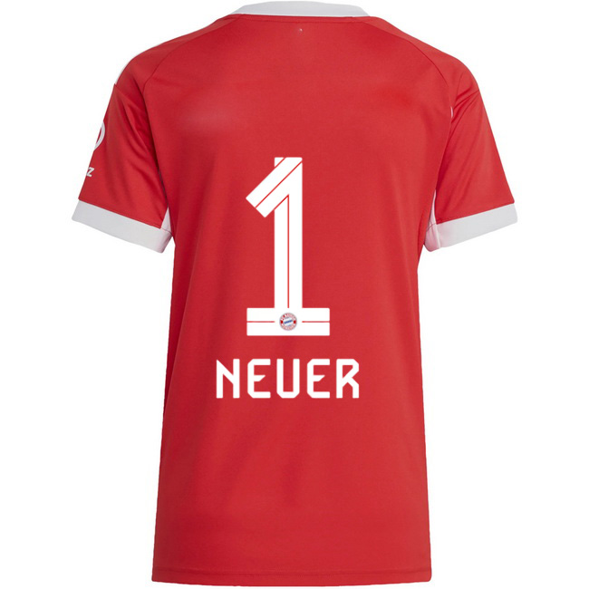 2025/26 Manuel Neuer #1 Home Women's Soccer Jersey