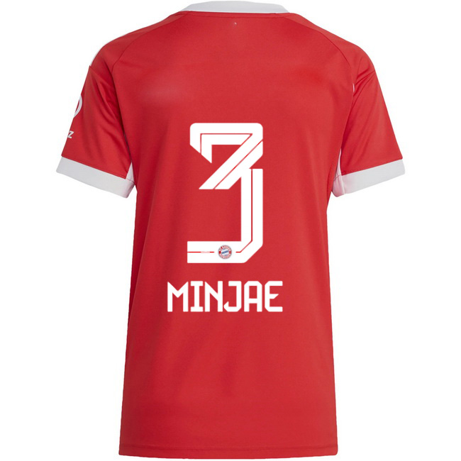 2025/26 Min-jae Kim #3 Home Women's Soccer Jersey