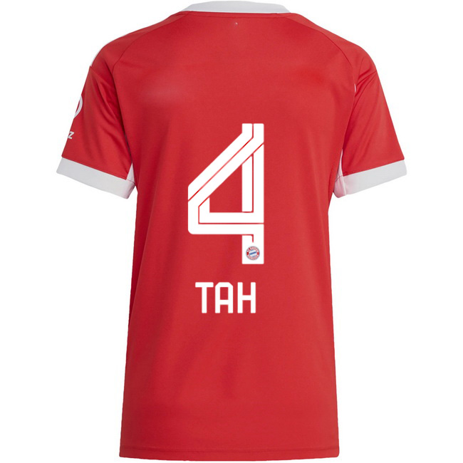 2025/26 Jonathan Tah #4 Home Women's Soccer Jersey