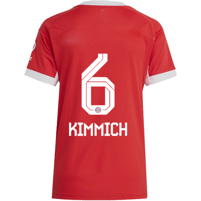 2025/26 Joshua Kimmich #6 Home Women's Soccer Jersey