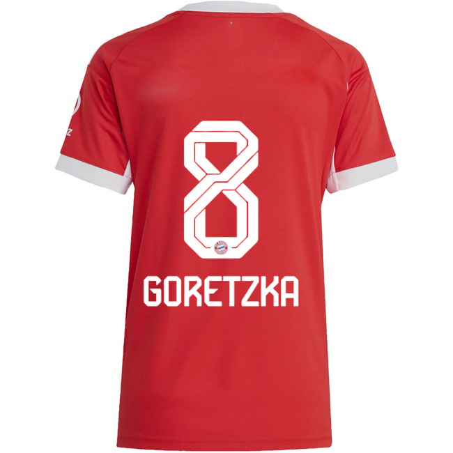2025/26 Leon Goretzka #8 Home Women's Soccer Jersey