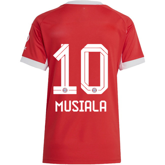 2025/26 Jamal Musiala #10 Home Women's Soccer Jersey