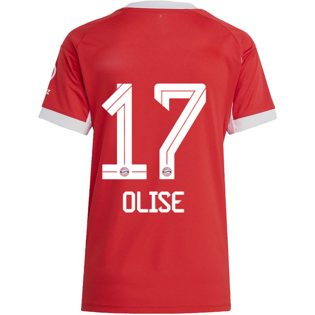 2025/26 Michael Olise #17 Home Women's Soccer Jersey