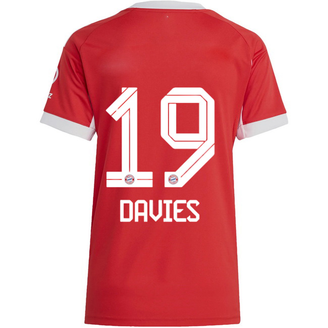 2025/26 Alphonso Davies #19 Home Women's Soccer Jersey