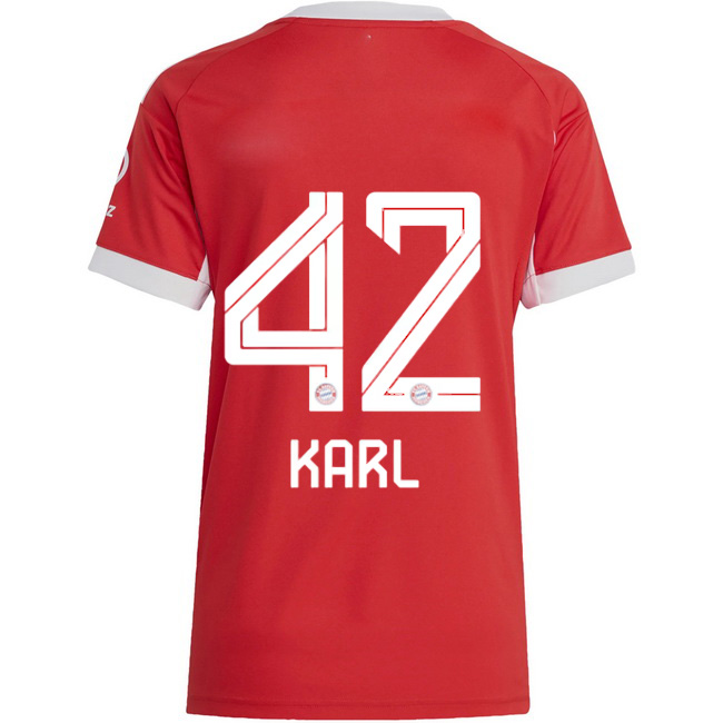 2025/26 Lennart Karl #42 Home Women's Soccer Jersey