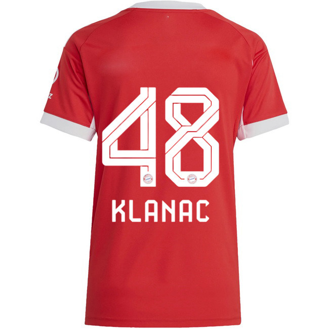 2025/26 Leon Klanac #48 Home Women's Soccer Jersey