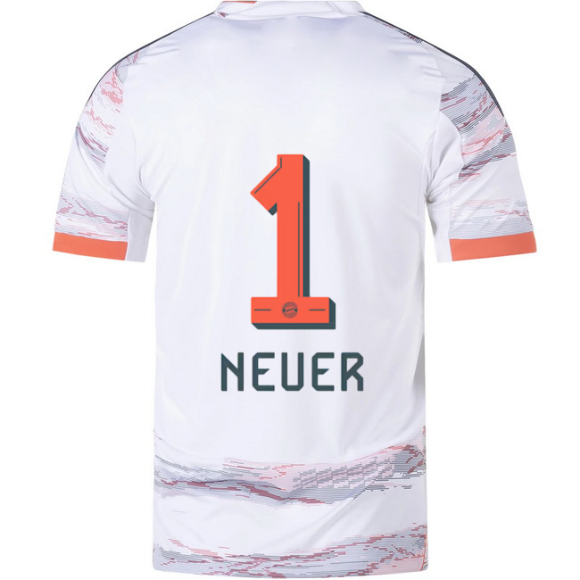 2025/26 Manuel Neuer #1 Away Men's Soccer Jersey