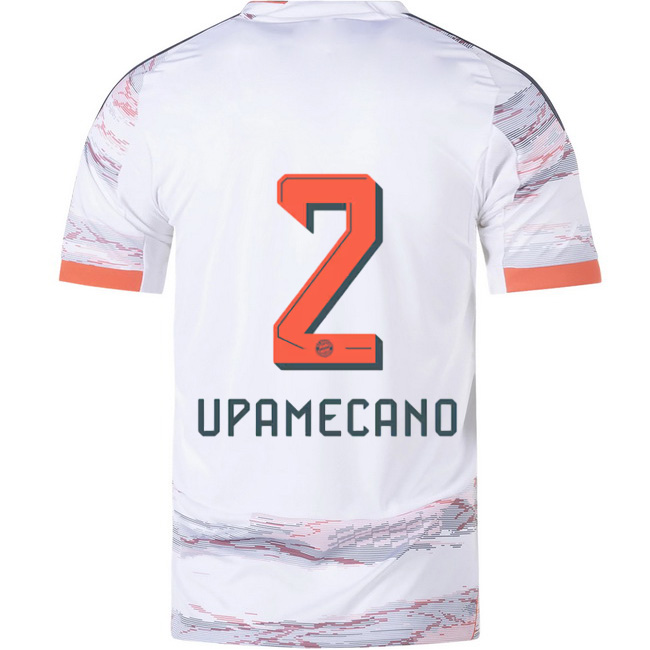 2025/26 Dayot Upamecano #2 Away Men's Soccer Jersey