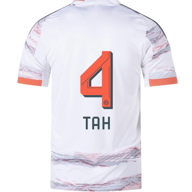 2025/26 Jonathan Tah #4 Away Men's Soccer Jersey