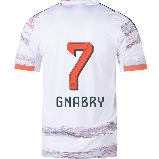 2025/26 Serge Gnabry #7 Away Men's Soccer Jersey