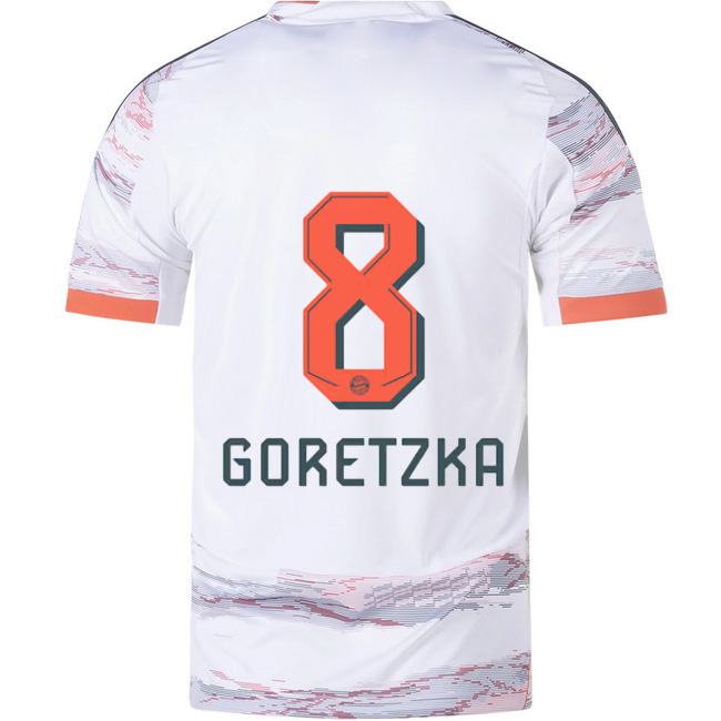 2025/26 Leon Goretzka #8 Away Men's Soccer Jersey