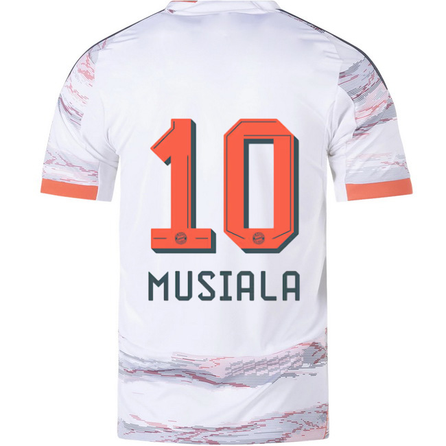 2025/26 Jamal Musiala #10 Away Men's Soccer Jersey