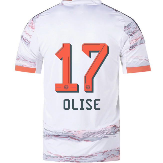 2025/26 Michael Olise #17 Away Men's Soccer Jersey