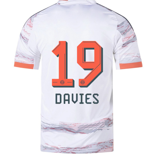 2025/26 Alphonso Davies #19 Away Men's Soccer Jersey