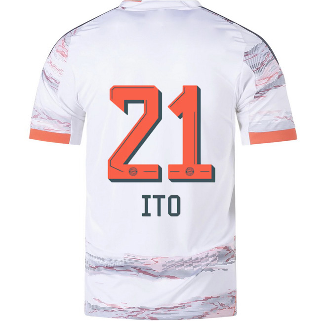 2025/26 Hiroki Ito #21 Away Men's Soccer Jersey